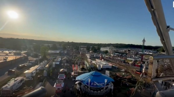 See the Champlain Valley Fair from the Ferris wheel