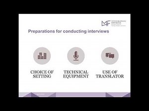 4B Conducting qualitative interviews