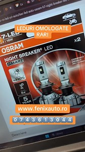 🚗💡 LED-uri omologate RAR OSRAM – vezi bine, mergi legal! Noaptea nu e pentru ghicit drumul 👀 Cu LED-urile OSRAM omologate RAR, ai: ✅ Lumină puternică, clară și uniformă ✅ Vizibilitate mult mai bună pe timp de noapte 🌙 ✅ FĂRĂ amenzi, FĂRĂ probleme la ITP 🚓 ✅ Omologare reală, verificabilă – nu „merge și-așa” 💥 Arată bine 💥 Se văd excelent 💥 Sunt LEGALE în România 👉 Dacă vrei să vezi drumul, nu procesul-verbal, alege LED-uri omologate RAR OSRAM 😄 📩 Scrie-mi pentru detalii 📍 Disponibile 