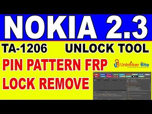 Nokia 2.3 (TA-1206) Pin Pattern FRP Lock Remove By Unlock Tool