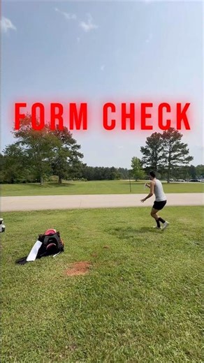 Rate my form 😬#discgolf #discgolftips #discgolftechnique #discraftdiscs #discraft