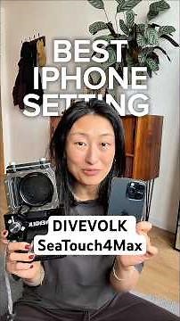 DIVEVOLK SeaTouch 4 Max Plus + iPhone Underwater Settings