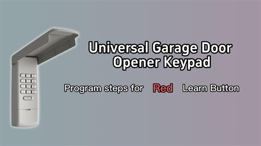 Watch Universal Keypad Programming steps for Red Learn Button on Amazon Live