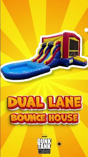 Most Requested! Dual Lane Waterslide Combo Bounce House (Wet/Dry) | Flint, MI Party Rental Spotlight