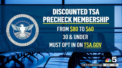 TSA offers limited-time PreCheck discount for certain travelers