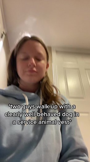 Like bro what do you want me to do? Kick them out for a disability? Charge the dog for the buffet? Idk