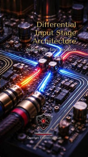 Quantum Engineering Lab | Architecture | Differential Input Stage Architecture #amplifierdesign