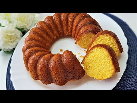 Super Easy Fluffy Corn Flour Cake 🌽 You’ll want to bake it every day!