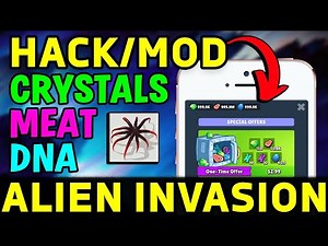 Alien Invasion Hack/Mod 👽 How To Get Unlimited Crystals & Meat [iOS/Android]