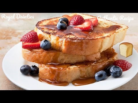 Easy Eggless French Toast Recipe.