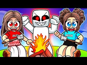 We Got STRANDED On A HAUNTED ISLAND STORY In Roblox!!