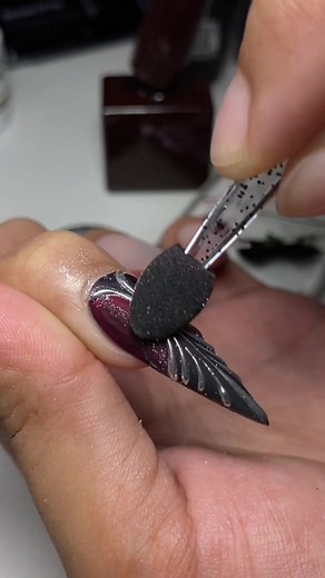 Gothic Nail Designs: Freestyle Nail Art Tutorial