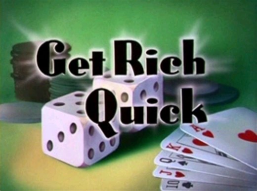 迪士尼动画高飞快速致富 Get Rich Quick.1951.重制版标题卡第二版