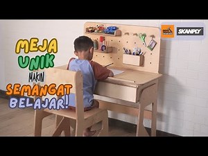 DIY Study Table that makes children enthusiastic about learning | part 1/2 #montessori #diy #stud...