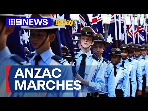 Anzac Day 2024: Marches underway in Sydney and Melbourne | 9 News Australia