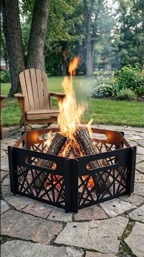 Building the Ultimate Flat-Pack Abstraction Ring Fire Pit | CNC DXF & SVG Files 🔥