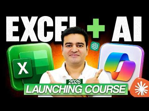 MS Excel Full Course with AI in Hindi FREE | #msexcelcourse #excelwithai