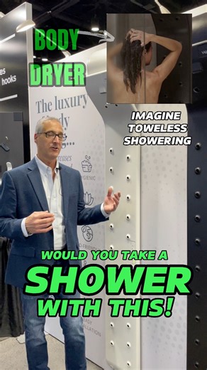 This is Controversial!Would You Shower Without Using a Towel? Imagine Never Having to Use a Towel After Taking a Shower. Now You Can. Plus Save up to 20 Gallons of Water in Loads of Wash and the Electric that goes with it! Want More Information? Comment “DRYER” and I’ll Send it to You. #reels #viral #trending #luxury #luxurylifestyle #design #aesthetic #designer #bath #shower #bathroom #bathroomdesign #gadgets #bodydryer #lux | Interior Trend Inc.