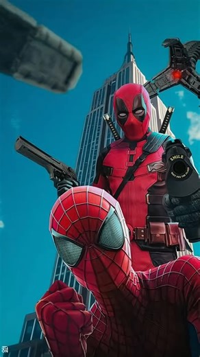 SPIDERMAN IN DEADPOOL 4#shorts #viralshort #youtube #youtubeshorts #marvel #avengers #mcu#doomsday
