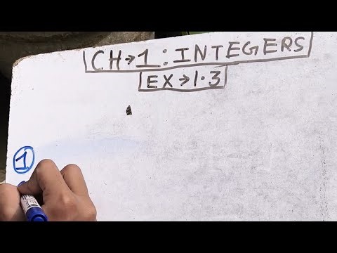 Class 7 NCERT Math Exercise 1.3 Solution. 