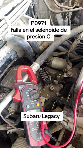 Diagnóstico P0971 en Subaru Legacy: Selenoide de Presión