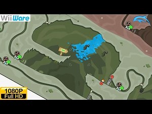 Hydroventure / Fluidity - WiiWare Wii Gameplay 1080p (Dolphin GC/Wii Emulator)