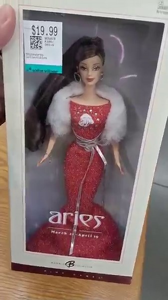 Aries Barbie Doll The Zodiac Collection Pink Label Mattel C6240