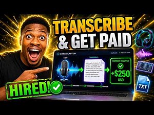 Get Paid in $USD To Convert Audio To Text With AI (Transcription Remote Job)