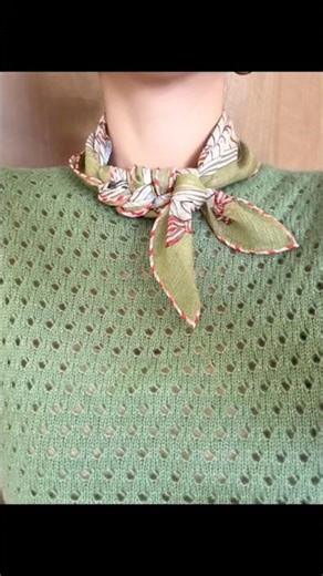 Chic Mini Scarf Knot ✨ | Easy & Elegant Style
