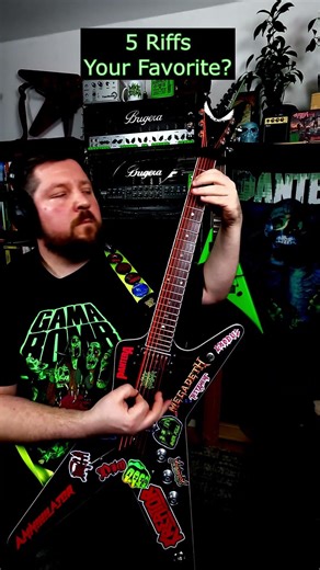 5 Metal Riffs - Your Favorite? Thrash Metal Guitar Riffs
