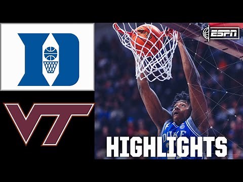 Duke Blue Devils vs. Virginia Tech Hokies | Full Game Highlights | ESPN College Basketball