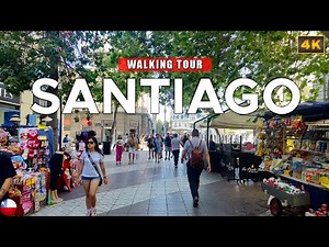 Santiago, CHILE - The Center of Santiago Old Town 2025 Walking Tour