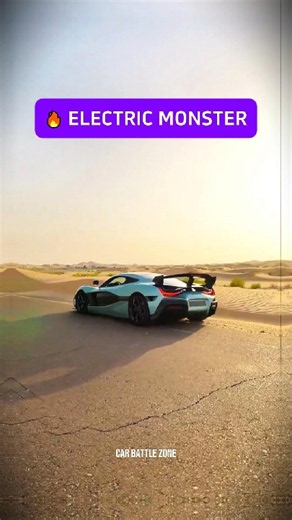 The Ultimate Electric Beast ⚡ Rimac Nevera R #automobile #caredit #shorts