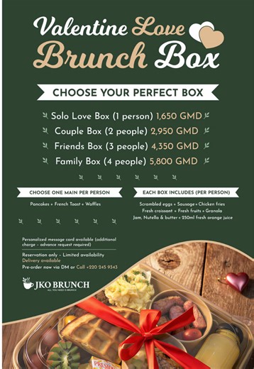 Valentine's Love Brunch Box Available for a Limited Time