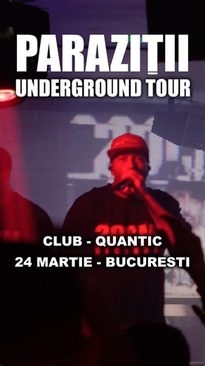 24 Martie - Club Quantic - Bucuresti#Parazitii #20CMRecords #Cheloo #Ombladon #Freaka