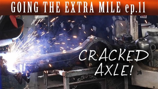Repairing a Cracked Axle and Full Rebuild – Half-a-Million-Kilometer Toyota Land Cruiser