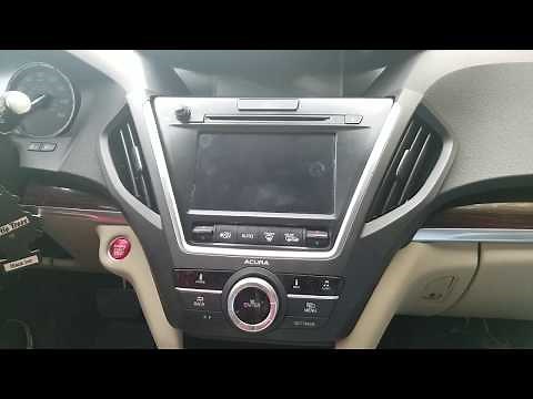 How to Remove Radio / Navigation / Display from Acura MDX 2016 for Repair.
