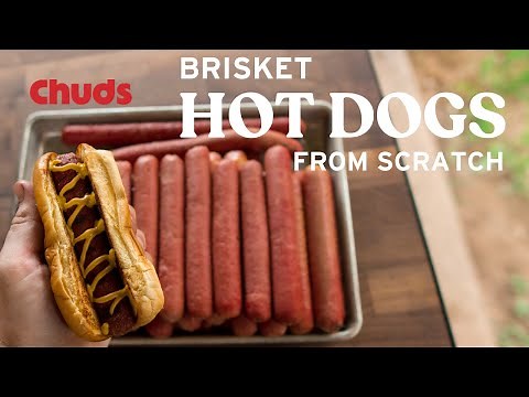 Brisket Hot Dogs from SCRATCH! | Chuds BBQ