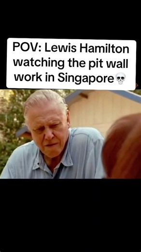 Another brillant Ferrari strategy for Lewis Hamilton in Singapore 💀