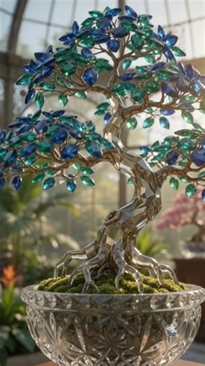 Crystal Bonsai Collection | Discover Living Crystal Masterpieces at Ynnos Crystal Garden 🌳✨