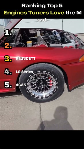 Top 5 Most Loved Engines by Tuners — Ultimate Build List
