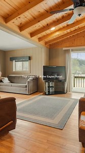 Tour Cabin 16 at the Eagle’s Roost! New hot tub!Available this weekend and still a couple weeks open this summer! | Eagle's Roost Resort & Motel