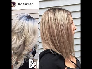 How to go from platinum to darker blonde