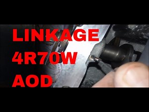 How to remove linkage pin AOD 4R70W 4R75W Mustang F150 Automatic Transmission