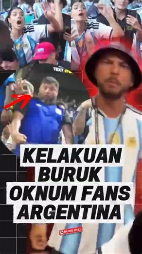 Kelakuan oknum fans Argentina yang bikin mereka dibenci