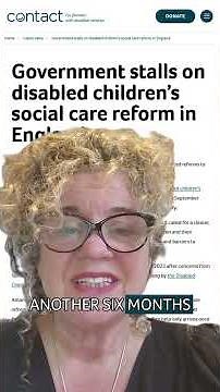 Latest Update on Disabled Children's Social Care Reforms in England