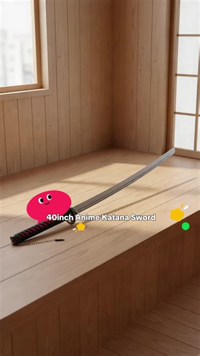 Real Size Unsharpened Wooden Katana for Cosplay