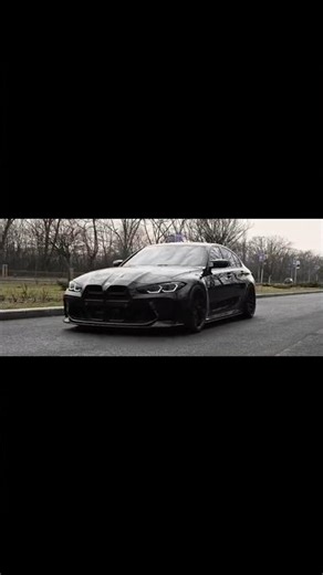 The Dark Knight of the Road: All-Black BMW M3! 🖤🚗💨