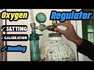 how to set oxygen regulator | how to set up medical oxygen regulator
