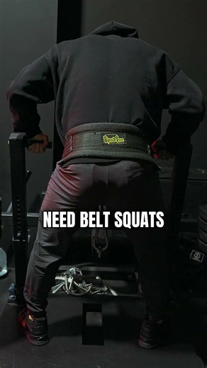 Do Belt Squats For Bigger Quads!